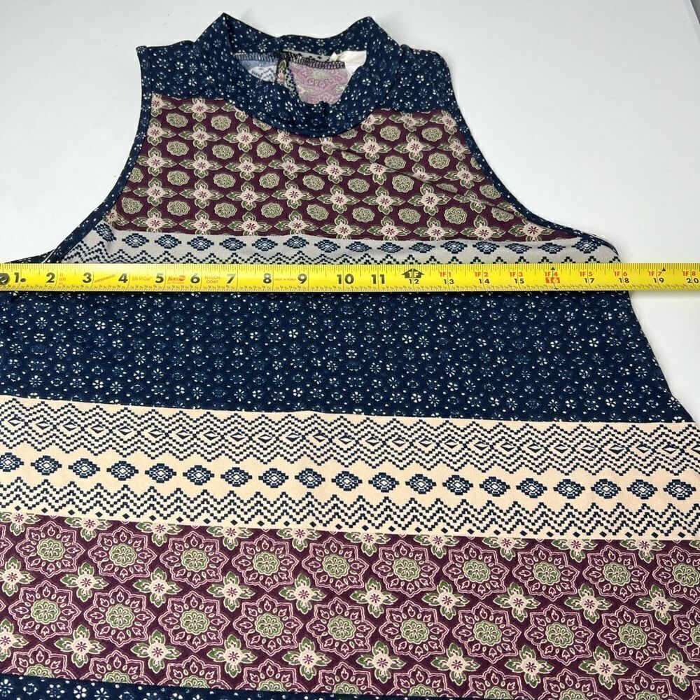Rzd Tank Top Geometric Pattern Size M - Picture 9 of 11